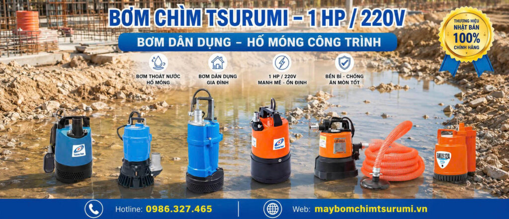 may bom chim tsurumi 1hp